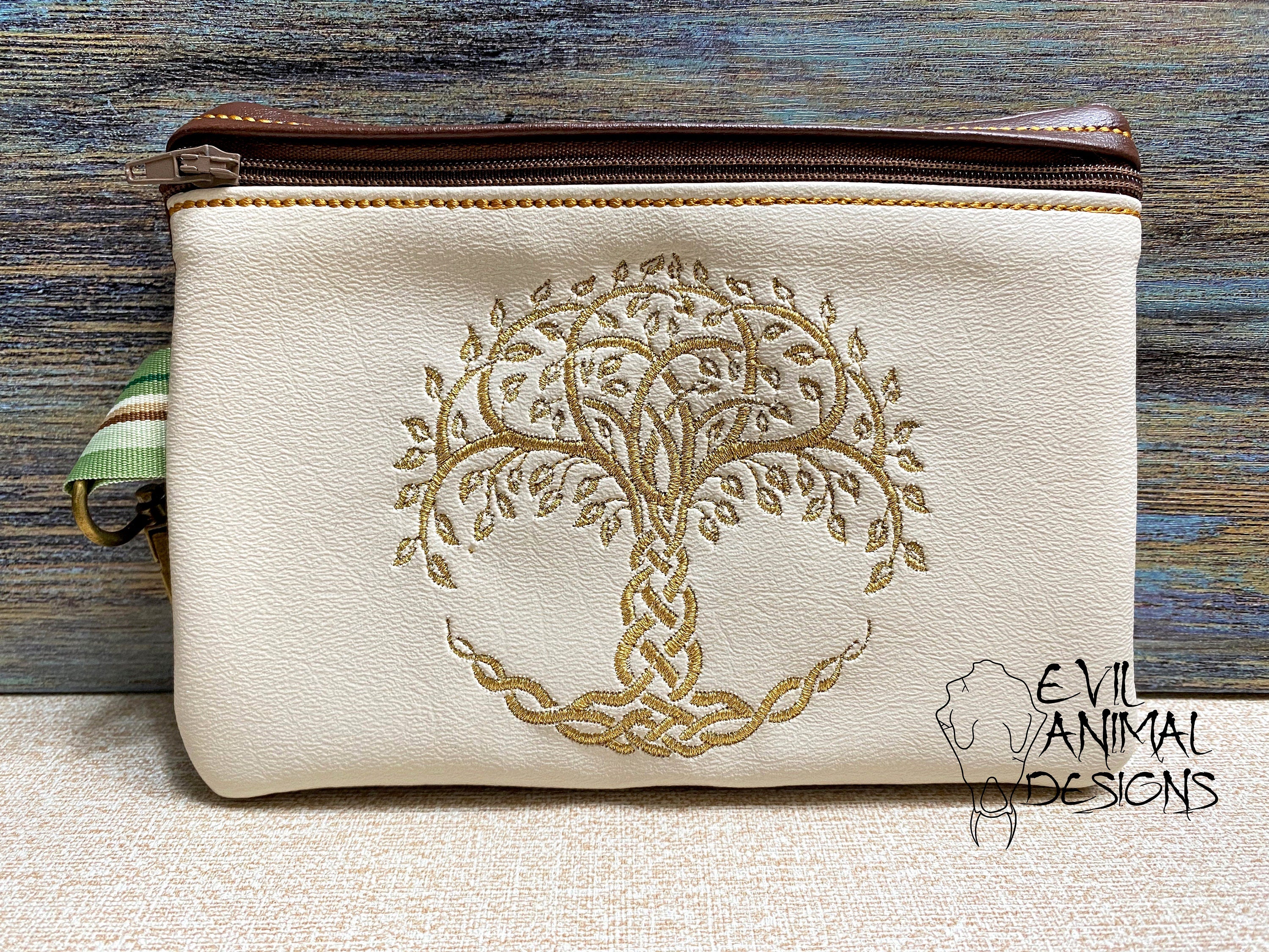 TREE OF LIFE INSPIRED CLUTCH BAG