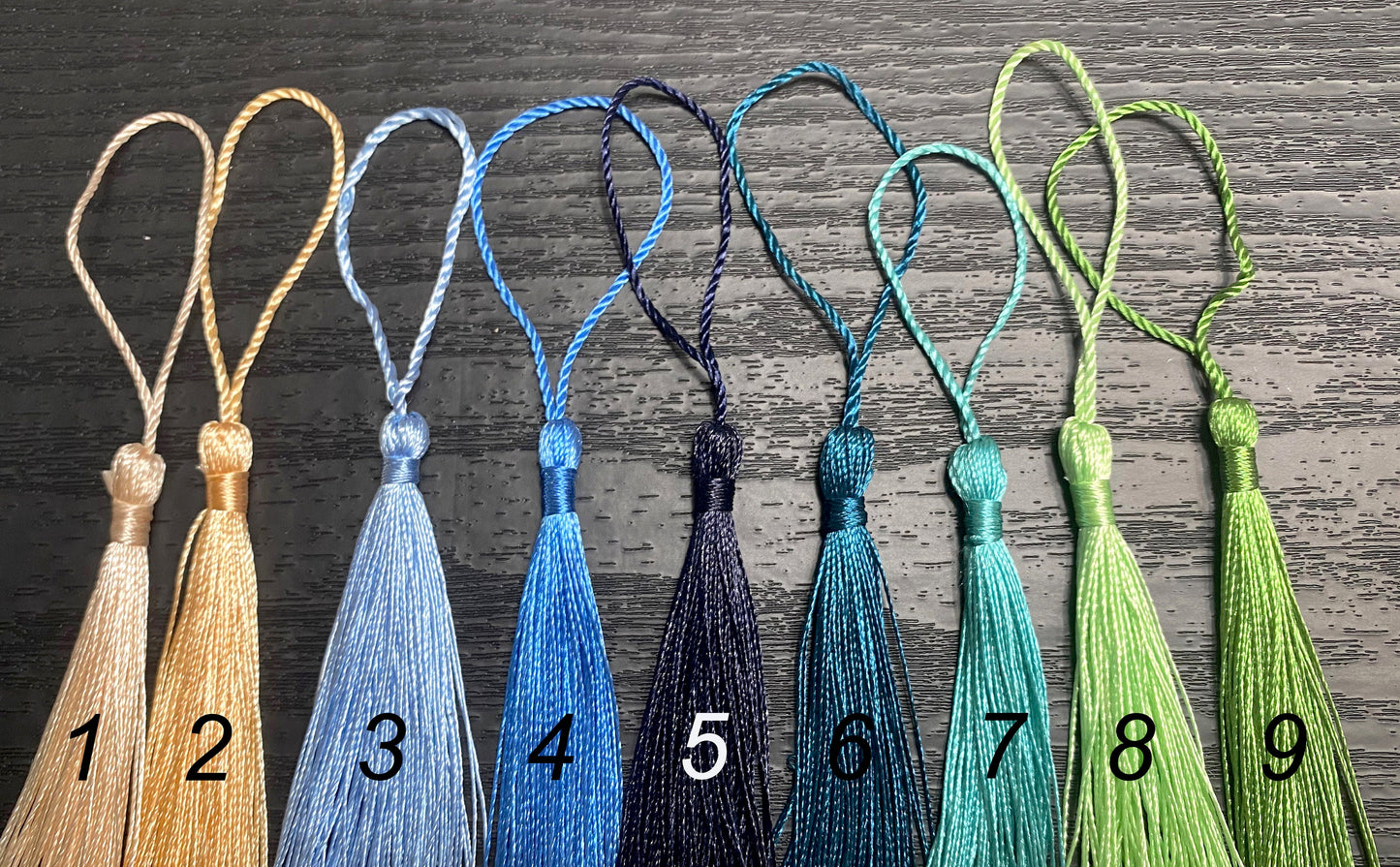 Moon with Spider Bookmark Customizable Vegan Leather