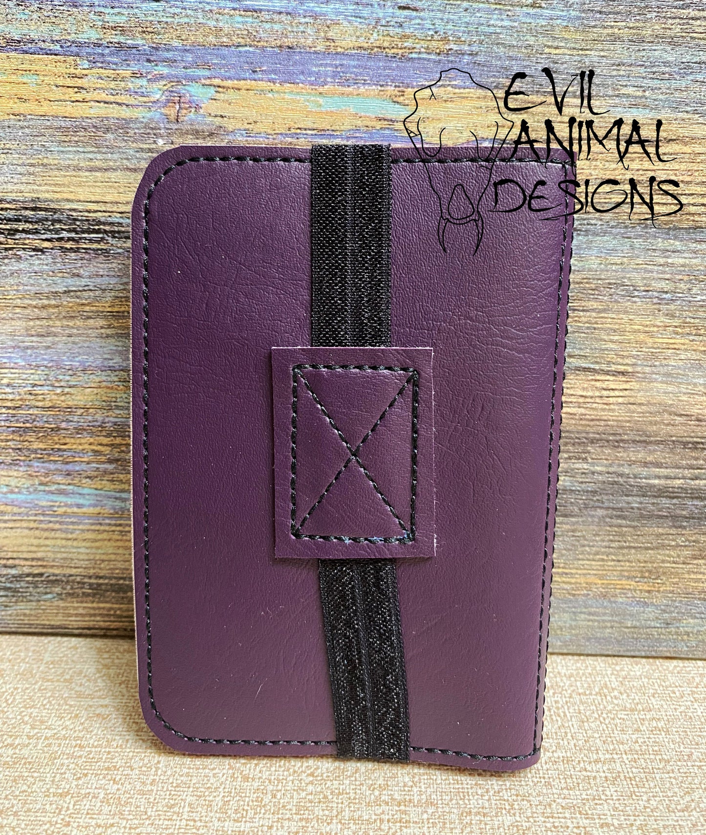 Mini Notebook Cover with Pen Holder Bookmark