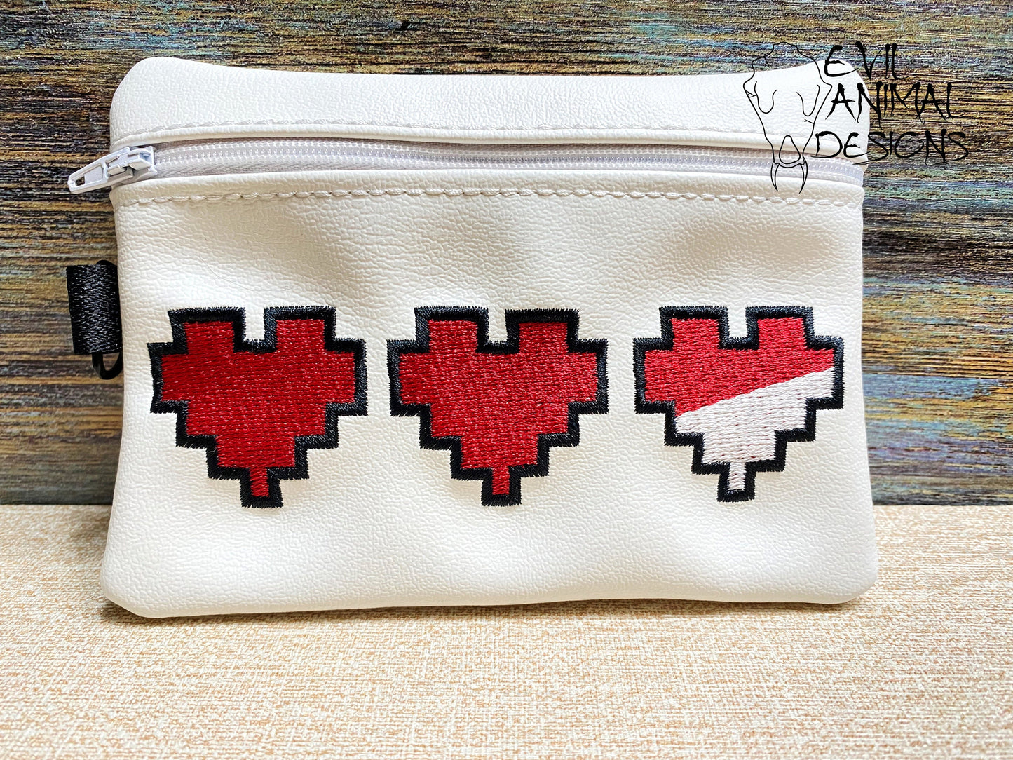 Video Game Life Hearts Bag