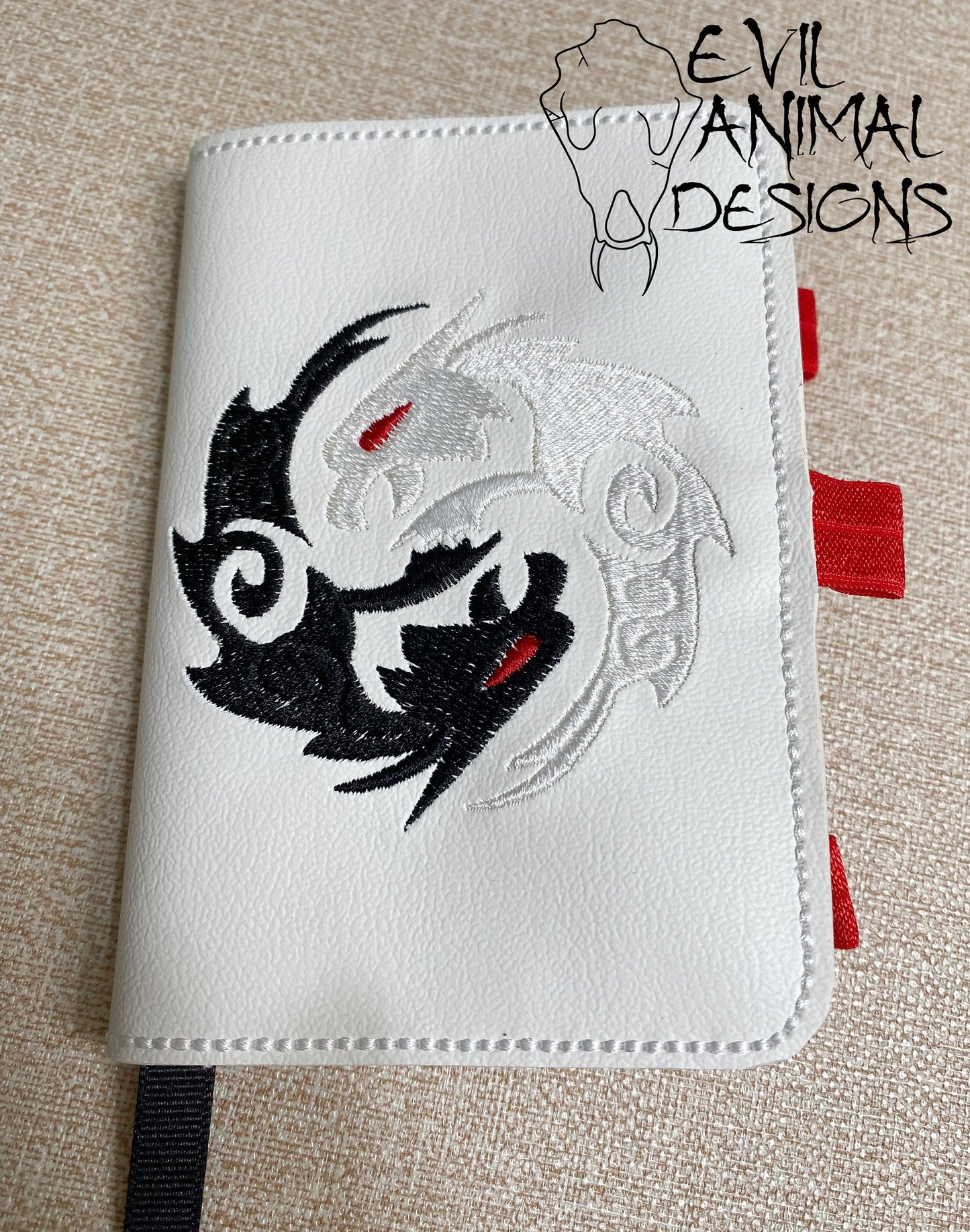 Mini Notebook Cover with Pen Holder Bookmark