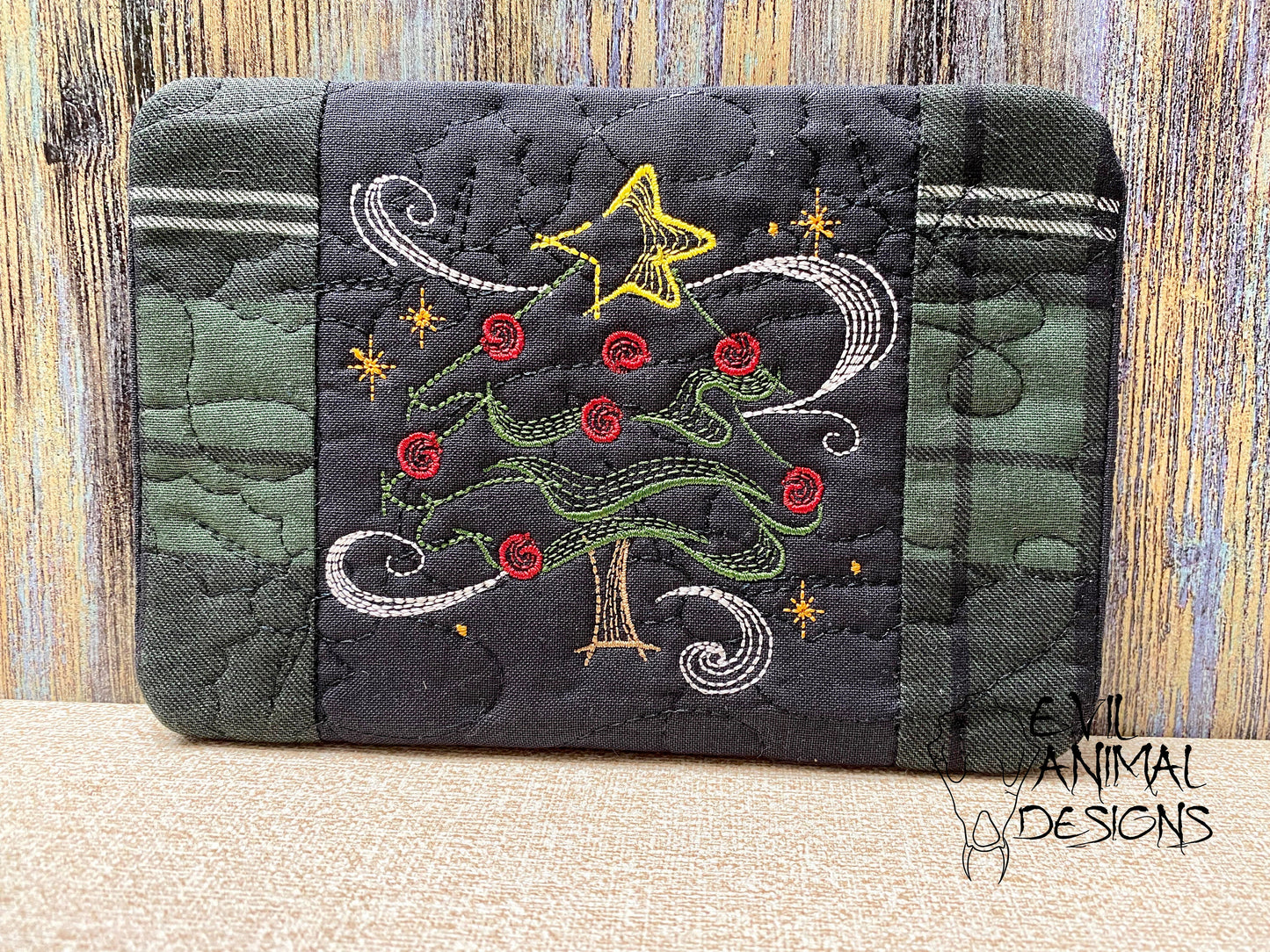 Christmas Scenes Mug Rug Coaster Tree Snowman Candy Cane Gingerbread Cookie