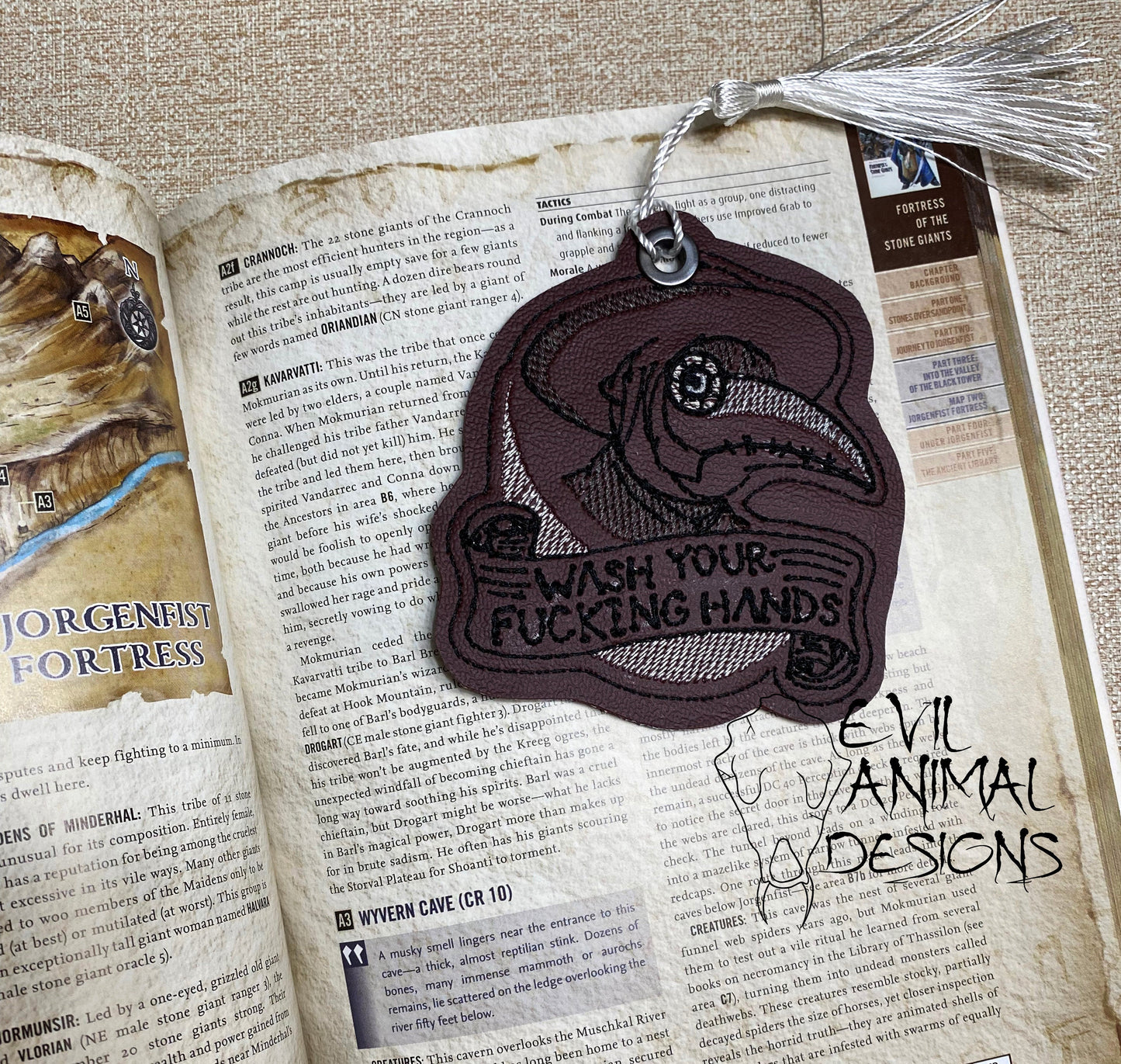 Plague Doctor Wash Your Hands Bookmark