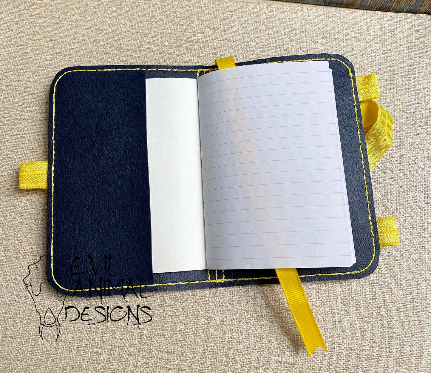 You Are My Sunshine Kitten Cat Mini Notebook Cover with Pen Holder Bookmark