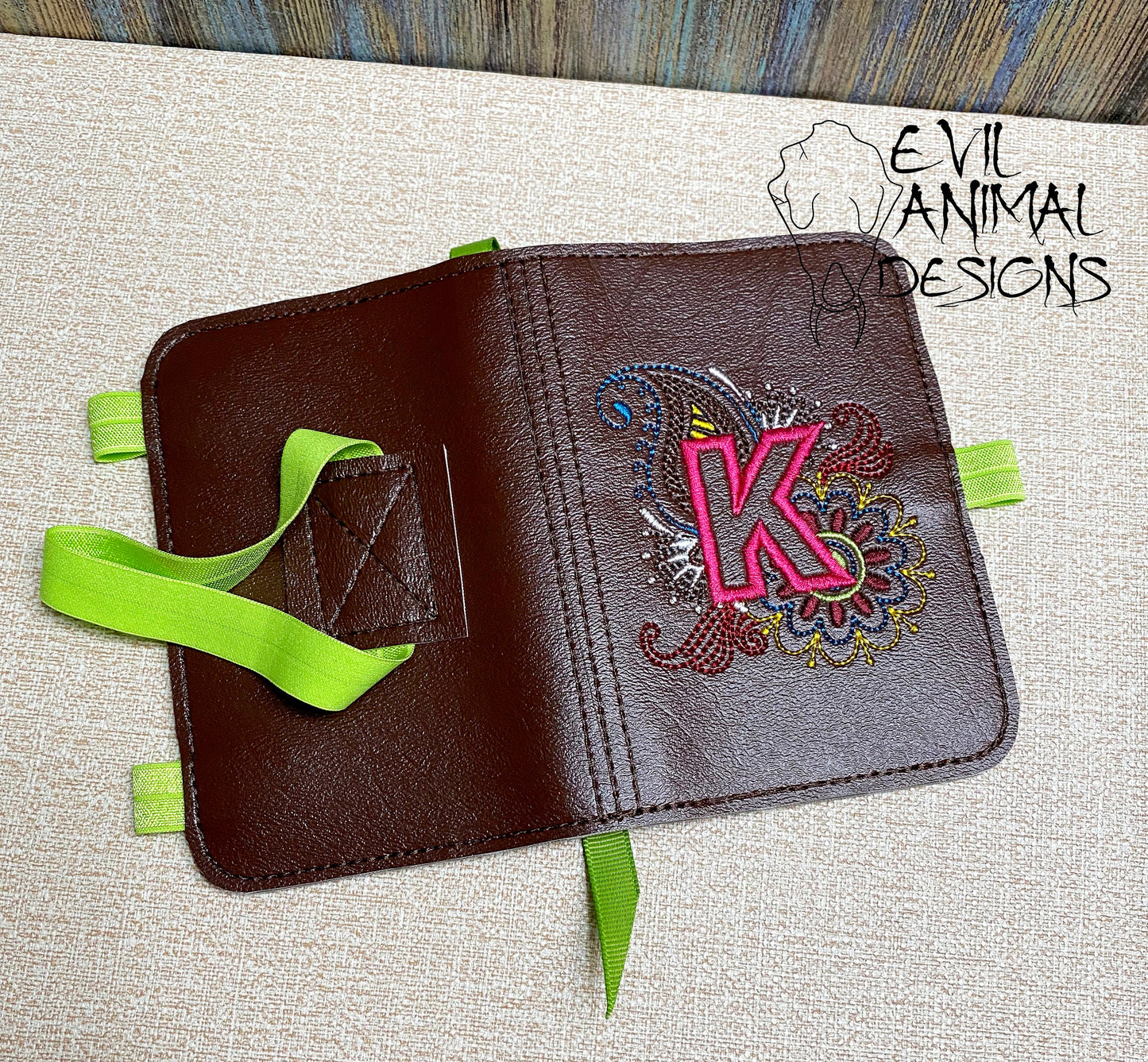 Mandala Monogram Mini Notebook Cover