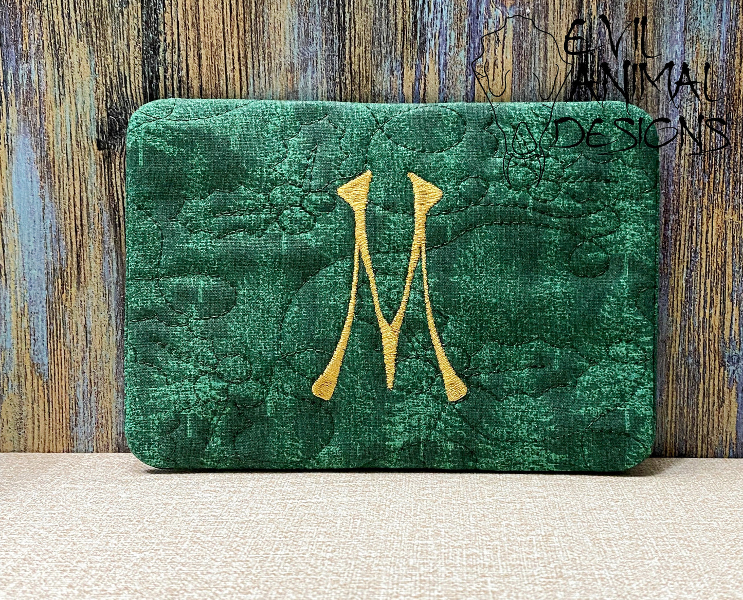 Custom Monogram Mug Rug Coaster