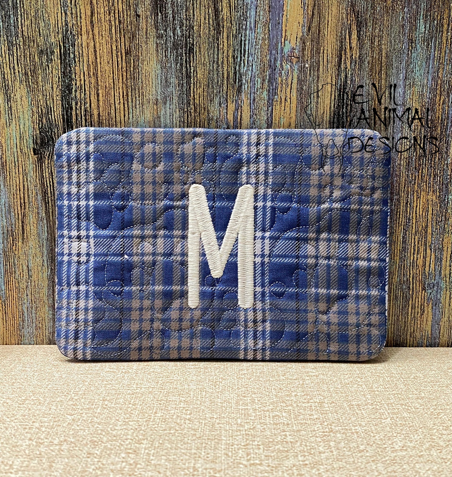 Custom Monogram Mug Rug Coaster
