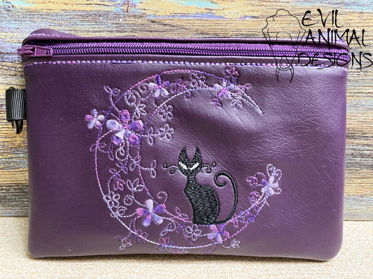 Cat with Moon Bag