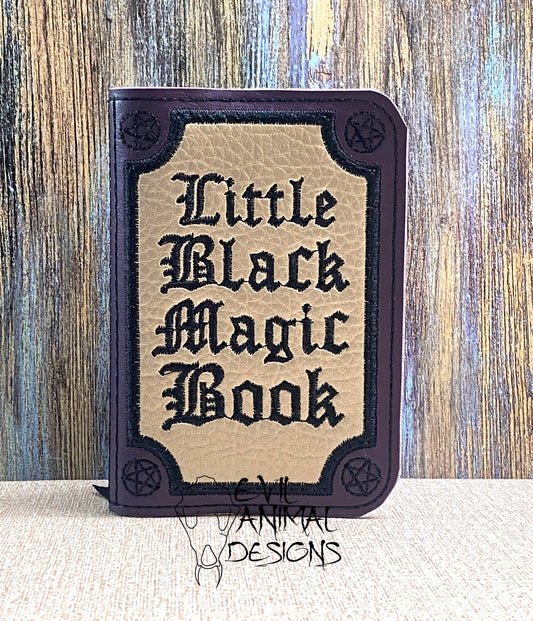 Black Magic Mini Notebook Cover with Pen Holder