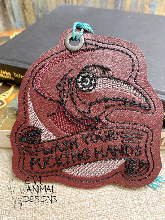 Plague Doctor Wash Your Hands Bookmark