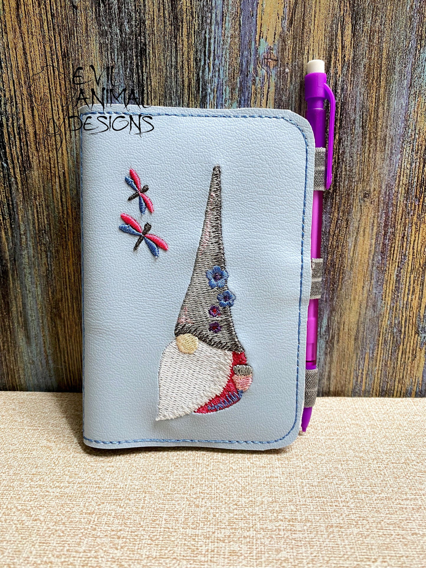 Flower Gnome Mini Notebook Cover