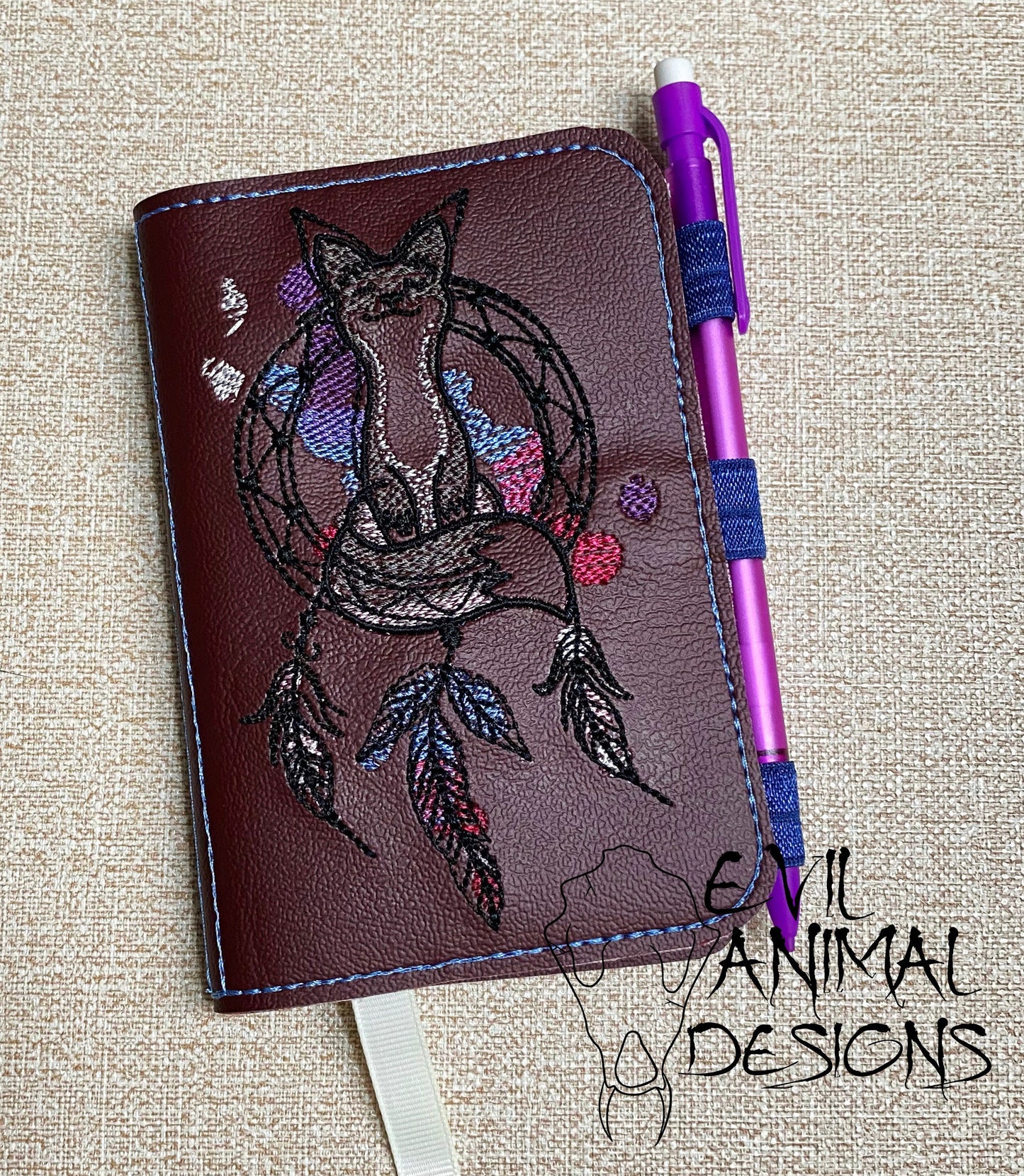 Fox Dreamcatcher Mini Notebook Cover