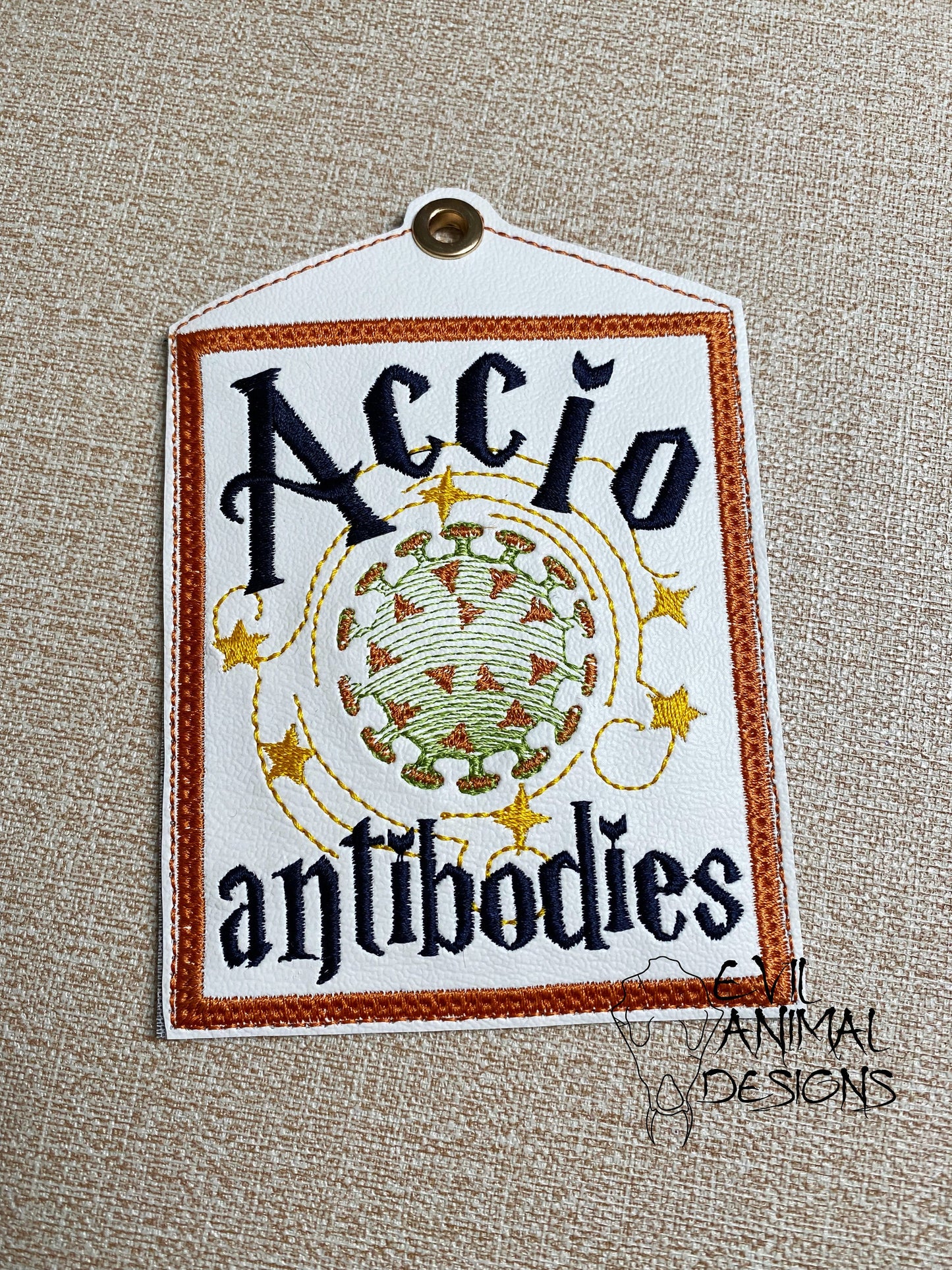 Accio Antibodies Vaccine Document Badge Holder