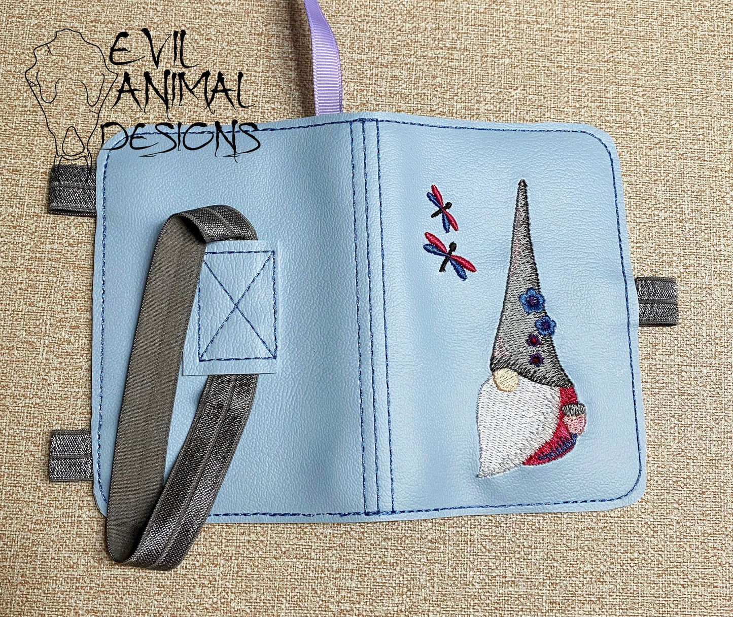 Flower Gnome Mini Notebook Cover