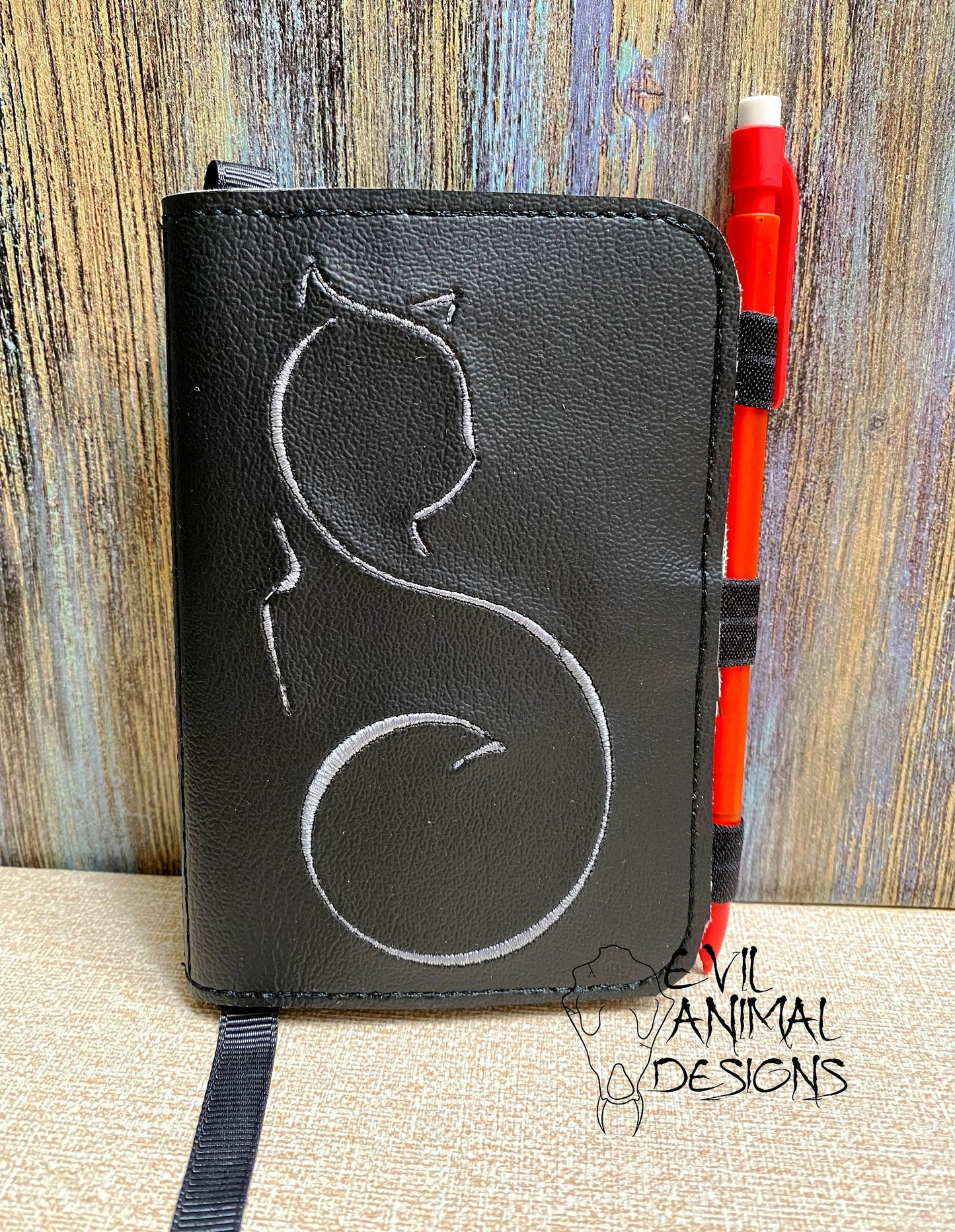 Cat Silhouette Mini Notebook Cover