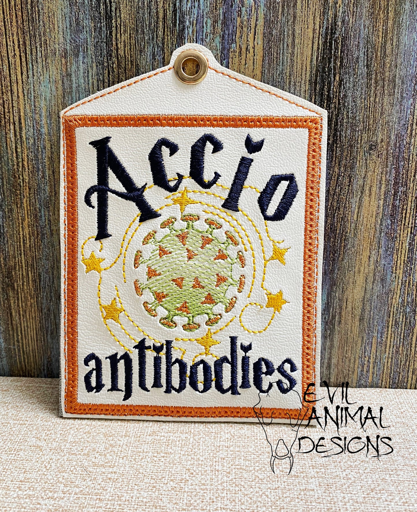 Accio Antibodies Vaccine Document Badge Holder